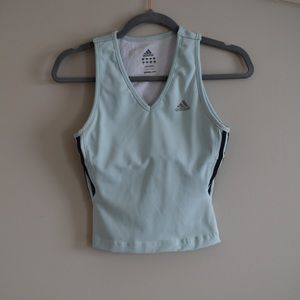 Adidas crop workout tank top